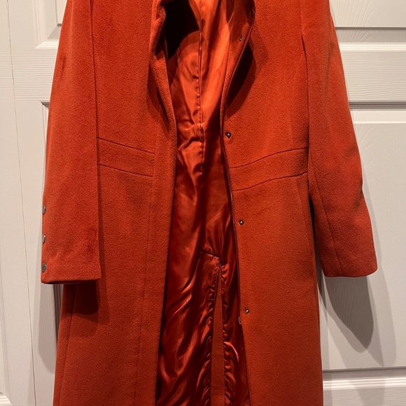 CALVIN KLEIN ANGORA & WOOL BLEND COAT, Size 2 - Picture 2 of 12
